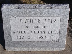 Esther Lela Bick 