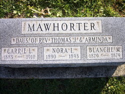 Blanche M Mawhorter 