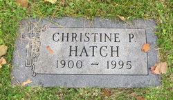 Christine P Hatch 
