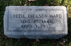 Loutie <I>Dickson</I> Ward 
