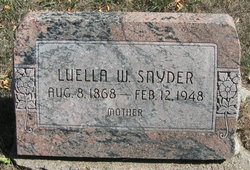 Luella Gertrude Barber <I>Washburn</I> Snyder 
