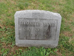 Elizabeth <I>Ritter</I> Henry 