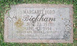 Margaret <I>Ford</I> Bickham 