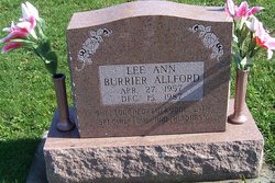 Lee Ann <I>Burrier</I> Allford 