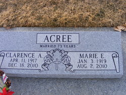 Clarence Arseen Acree 
