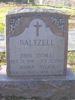 Anna <I>Allen</I> Baltzell 