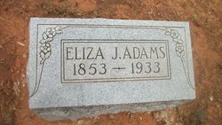 Eliza J <I>Gentry</I> Adams 