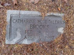 Catherine Hope <I>Aldrich</I> Brooks 