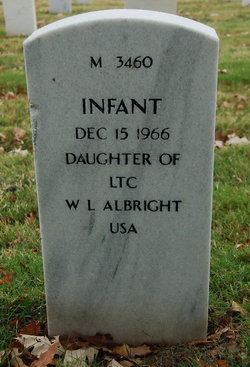 Infant Daughter Albright 