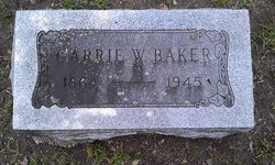 Carrie E <I>Webster</I> Baker 