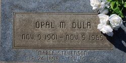 Opal Mildred <I>Avery</I> Dula 