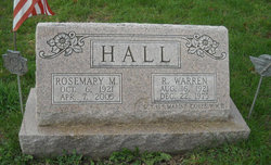 Rosemary M <I>Kreger</I> Hall 