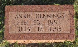Annie <I>Harding</I> Gennings 