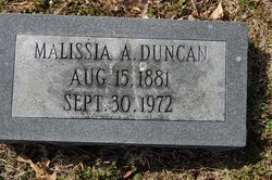 Malissia A. <I>Burns</I> Duncan 