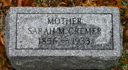Sarah Margaret <I>Lee</I> Cremer 