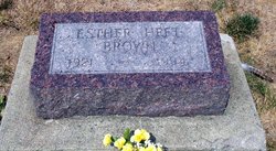Esther L. <I>Heft</I> Brown 