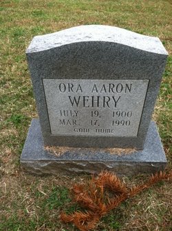 Ora Isabelle <I>Aaron</I> Wehry 