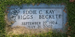 Eddie C. “Kay” <I>Biggs</I> Becket 