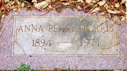 Anna Pearl <I>Woodrum</I> Morris 