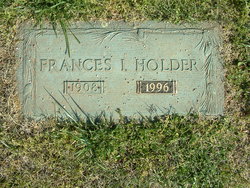 Frances Inez <I>Pogue</I> Johnson-Holder 