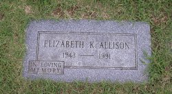 Elizabeth Ann “Liz” <I>Kivett</I> Allison 