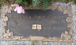Barbara Jo <I>Holt</I> Cubitt 