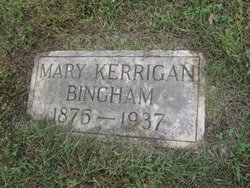 Mary <I>Kerrigan</I> Bingham 