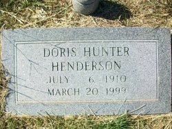 Doris <I>Hunter</I> Henderson 