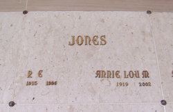 Annie Lou <I>Maynor</I> Jones 