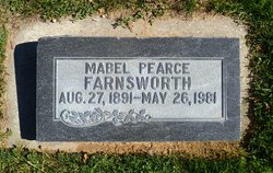 Mabel Pernecy <I>Pearce</I> Farnsworth 