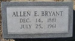 Allen E “Allie” Bryant 
