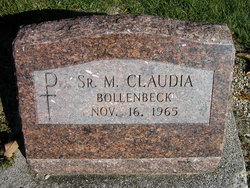 Sr M. Claudia Bollenbeck 