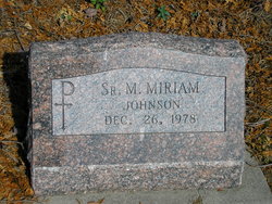 Sr M. Miriam Johnson 
