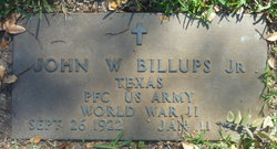 John W Billups Jr.