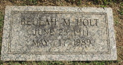 Beulah M. Holt 