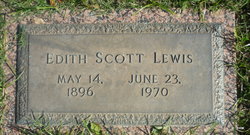 Edith <I>Scott</I> Lewis 