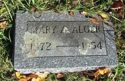 Mary A <I>Comstock</I> Alger 