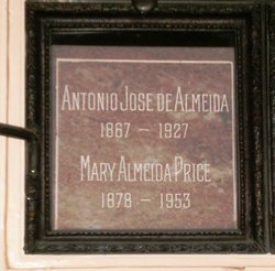 Antonio Joseph <I>de Almeida</I> Almeida 