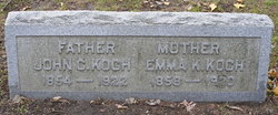 Emma Katherina <I>Froehlich</I> Koch 