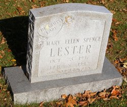Mary Ellen <I>Spence</I> Lester 