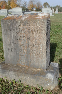 Harrison McMillan “Mack” Cash 