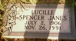 Ruth Lucille <I>Spencer</I> Janes 