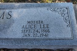 Alice Lee <I>Calhoun</I> Adams 