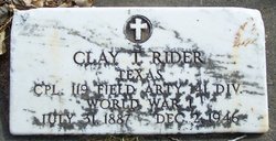 Clay Thomas Rider 