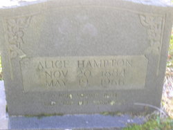 Alice <I>Adams</I> Hampton 