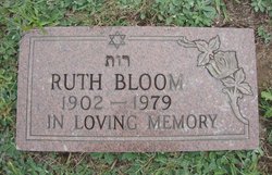 Ruth <I>Markowitz</I> Bloom 