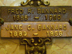 Jane C. <I>Carr</I> Bannard 