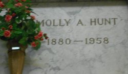 Mary Angela “Molly” <I>Meiring</I> Hunt 