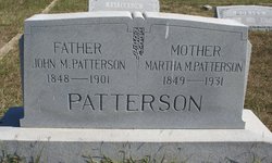 Martha M. <I>Royse</I> Patterson 