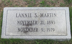 Lannie <I>Steadham</I> Martin 